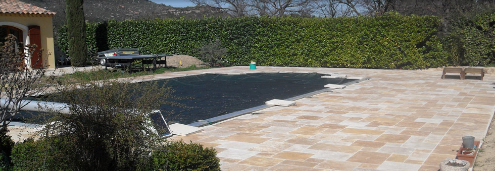 Pose de carrelage sur terrasse exterieure