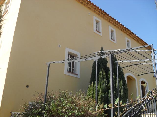 Rénovation façade à chateauneuf le rouge